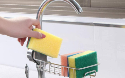 Kitchen Adjustable Sink Faucet Shelf